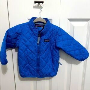 Patagonia Blue Quilted Jacket